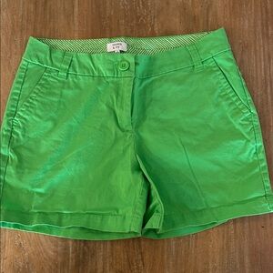 Crown‎ & Ivy Bright Green Women's Bermudas